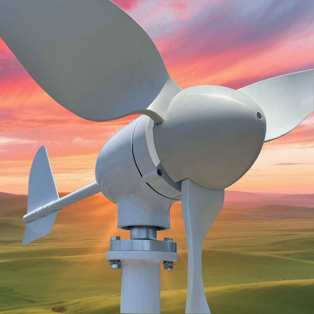 Horizontal Wind Turbine 10Kw - Stromerzeugung, netzunabhängiges, erneuerbares Energiesystem, horizontale Windenergie-Turbine,