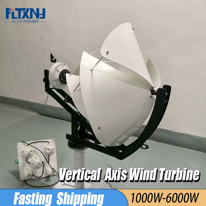 Wind Turbine 1000W 24V - Free Energy 1000W Vertikalachse Magnetschwebebahn Windkraftanlage