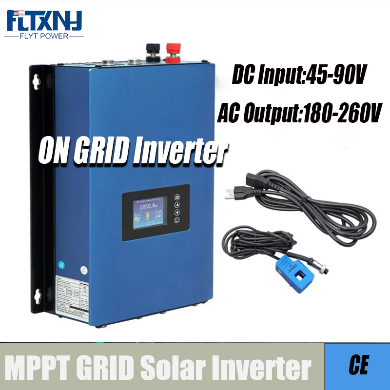 Wind Turbine 1000W 24V - MPPT 1000 W Windkraft-Grid-Tie-Wechselrichter mit Begrenzersensor,