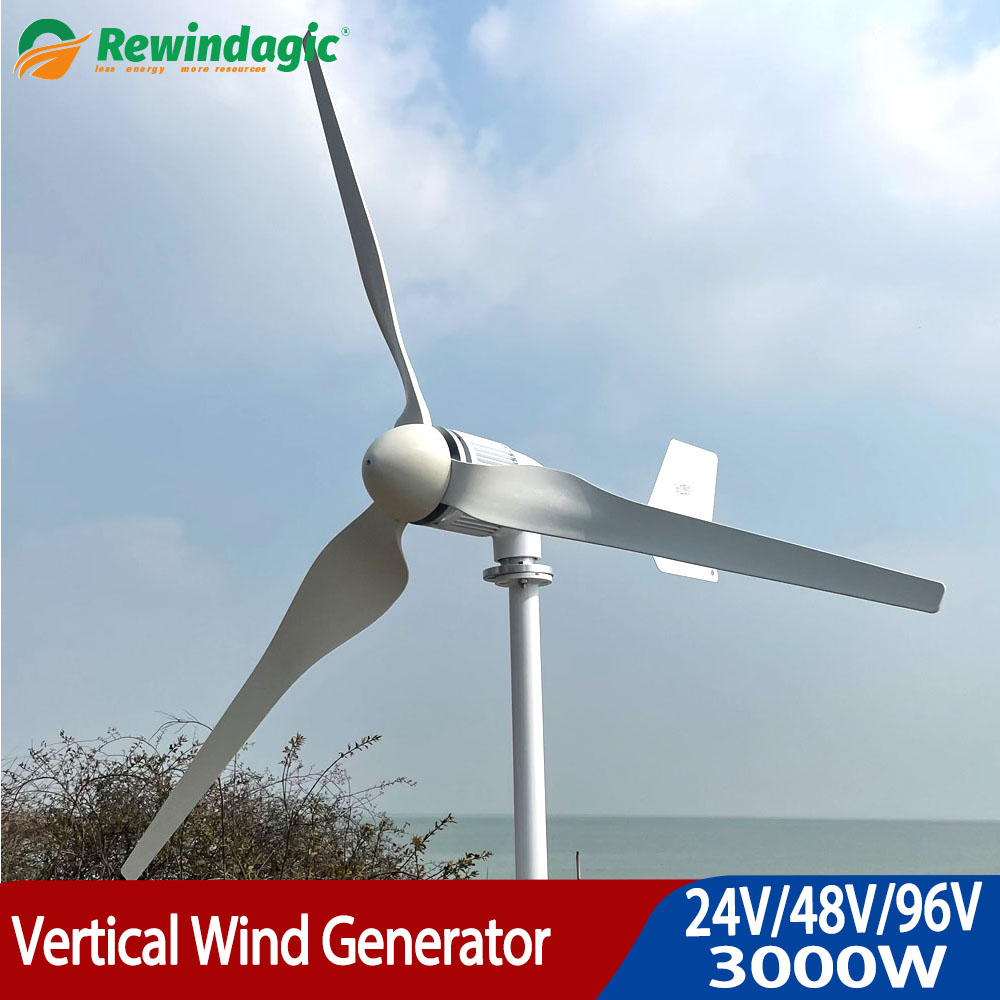 Wind Turbine 5000W 48V - Energienquellen, elektrischer Stromgenerator, 24 V, 48