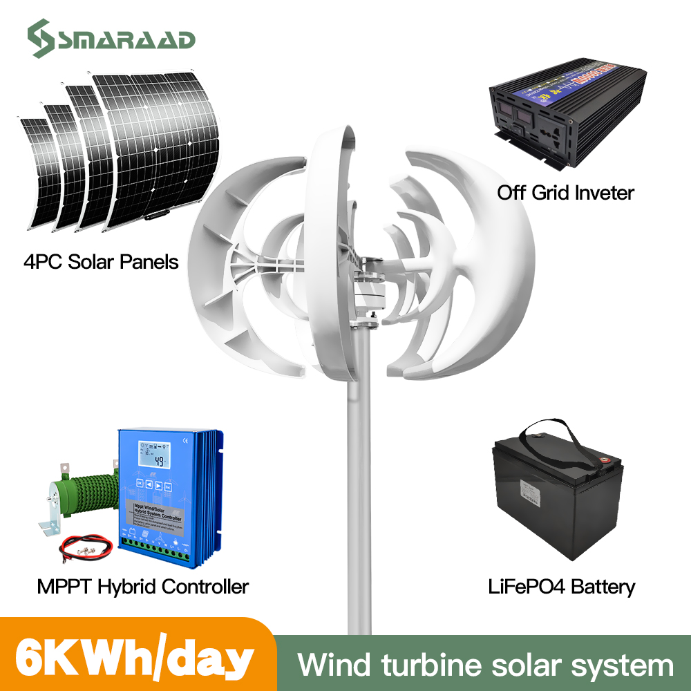 Wind Turbine 5000W 48V - Schnelle Lieferung von 3000 W 24