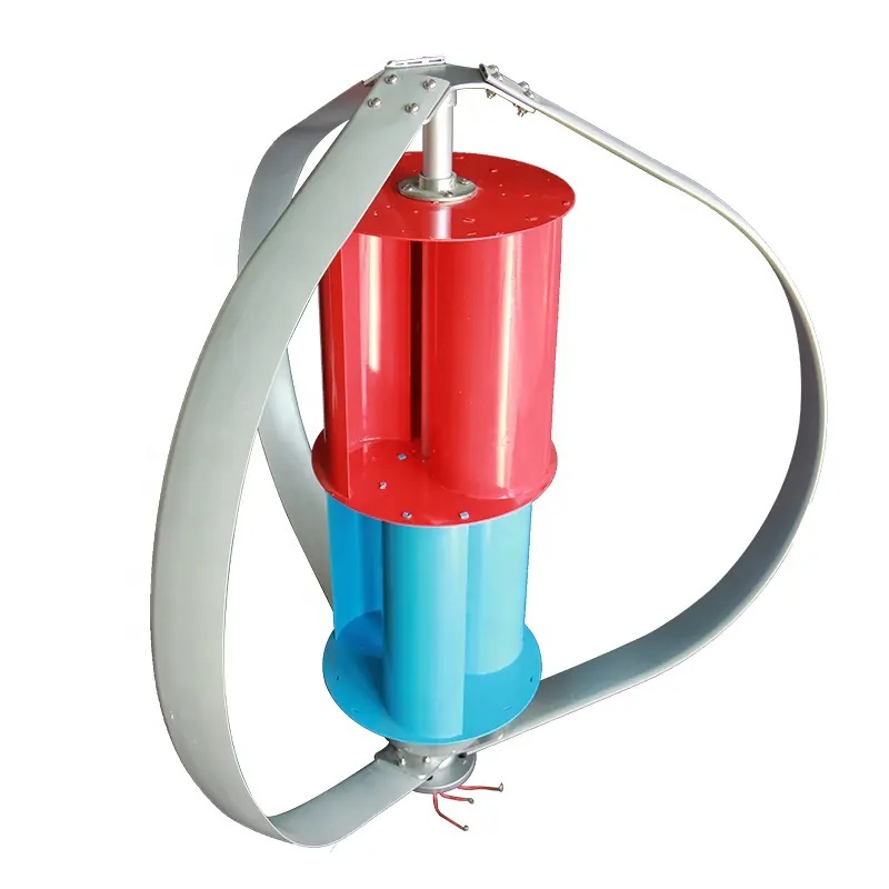 Vertical Axis Wind Turbine 3000W - 3 kW Q-Typ-Windmühlenturbine für Garten-Straßenlaternensystem, 3000