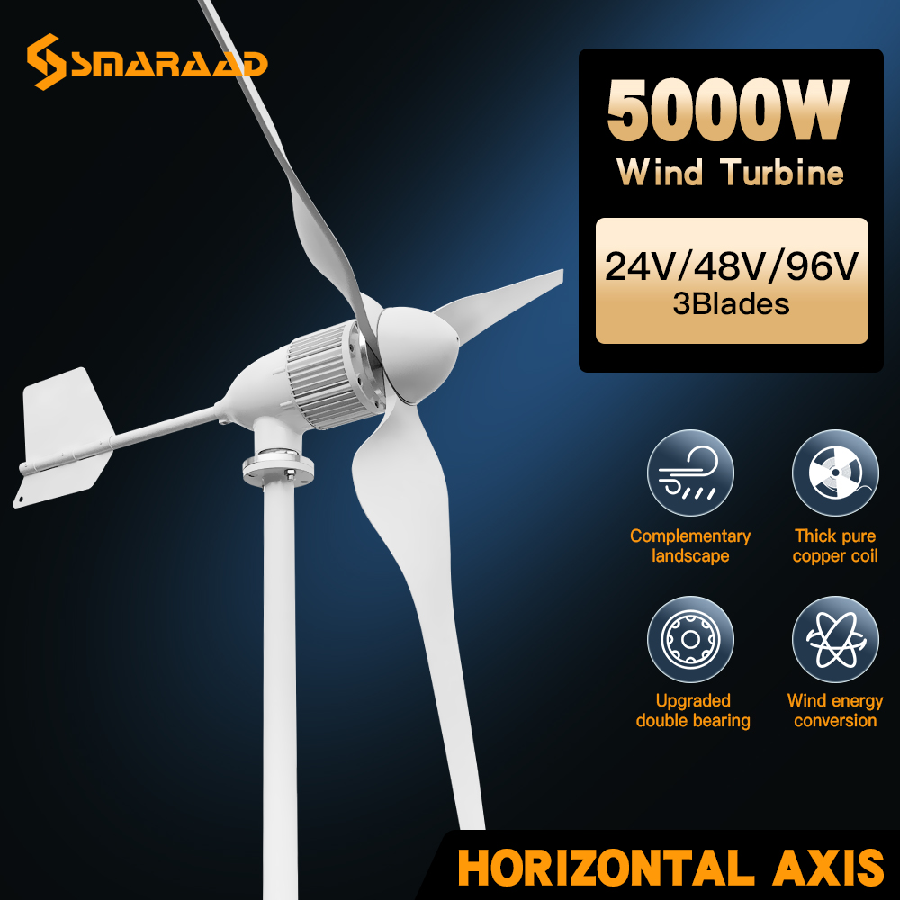 Wind Turbine 5000W 48V - Das polnische Lager liefert ein brandneues,
