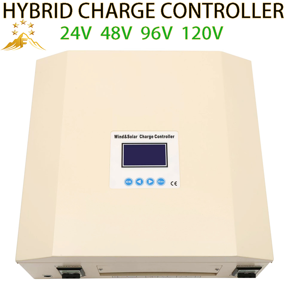 Wind Turbine 1000W 24V - 5KW PWM Hybrid-Controller für Solar-Windturbinengenerator 1000W