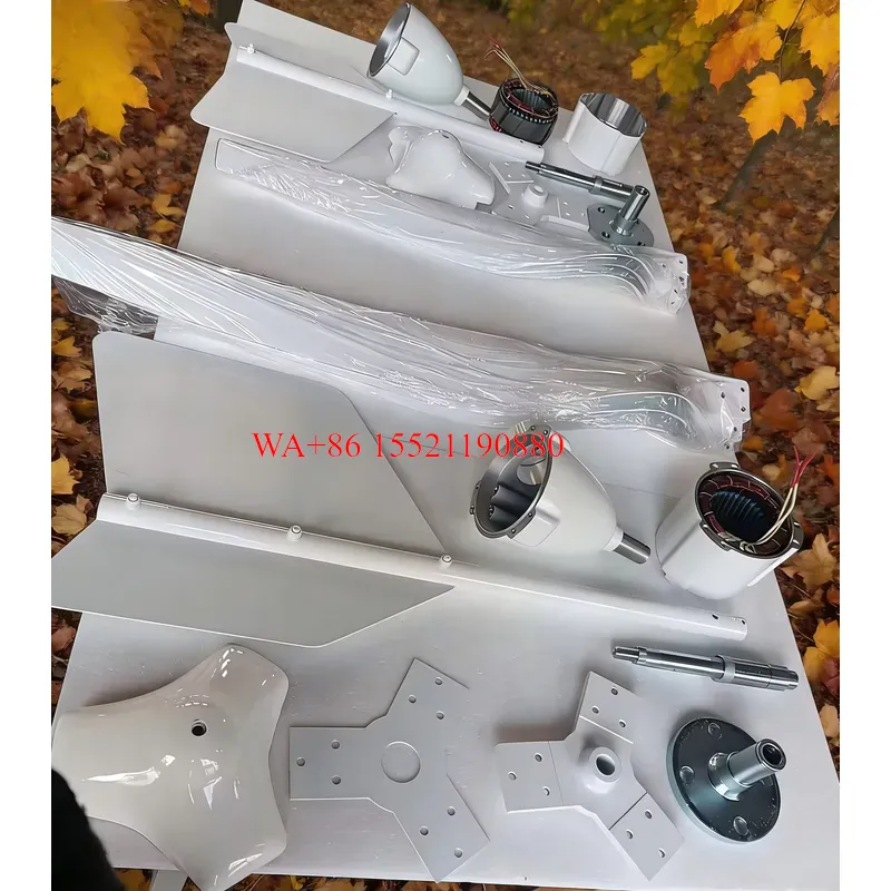 Wind Turbine Generator Kit 2000W - WMWMNU 2000W 3-Blatt-Horizontalwindturbinen-Kit, dreiphasiger Wechselstrom-Permanentmagnet-Windmühlen-Generator mit