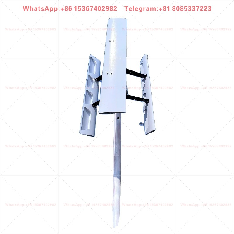 Wind Turbine 400W 12V - Windturbinen-Generator 800W Vertikale Turbine für Marine,