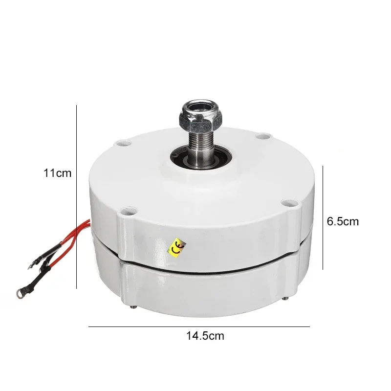 Wind Generator Permanent Magnet 3 Phase - 6000W 12V 24 Volt DIY 3-Phasen