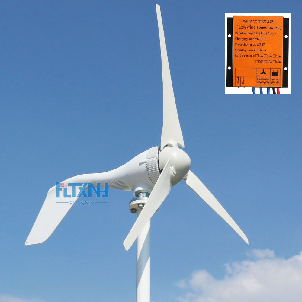 Windturbinen-Generator, Leistu – Wind Turbine 400W 12V Bewertung und Preis