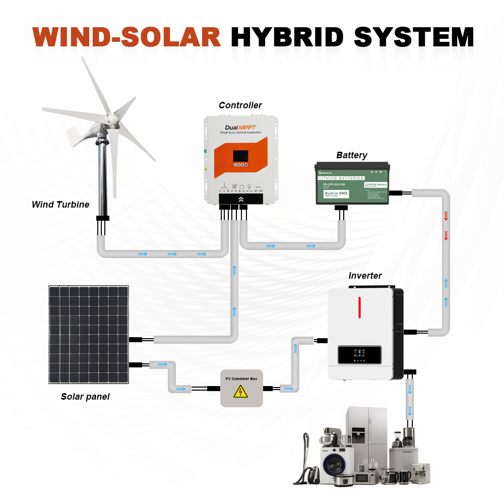 Polen Schnelle Lieferung 6KW D – Wind Solar Hybrid Controller 48V Bewertung und Preis