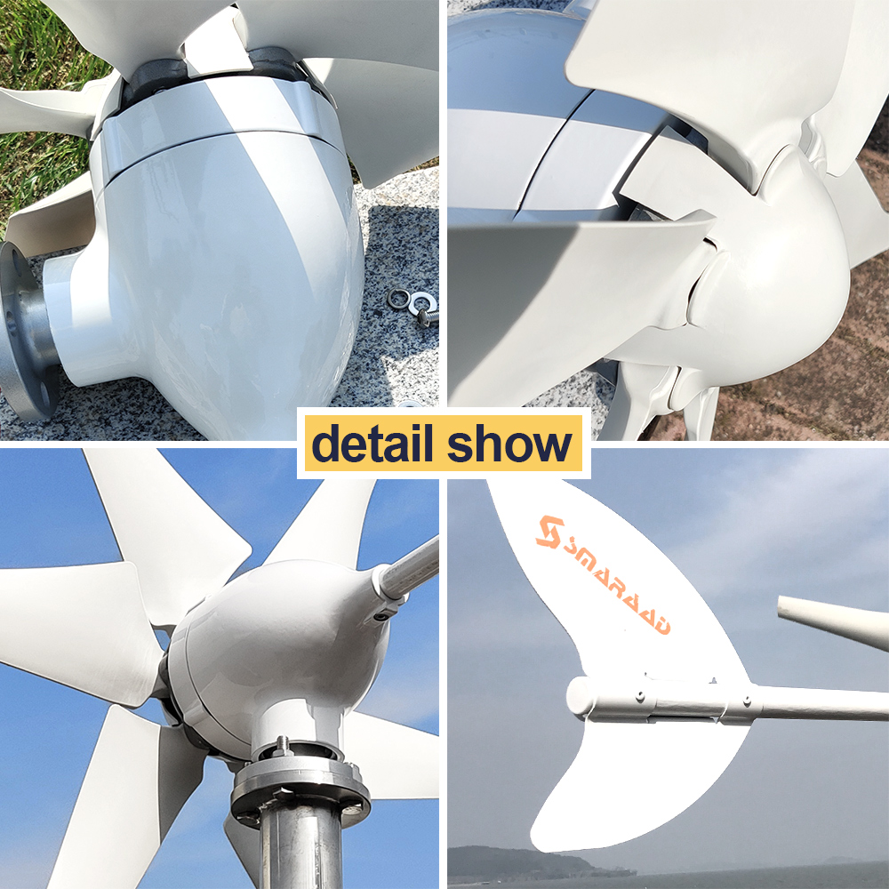1000W 1KW Horizontalachsen-Win – Wind Turbine 1000W 24V Bewertung und Preis