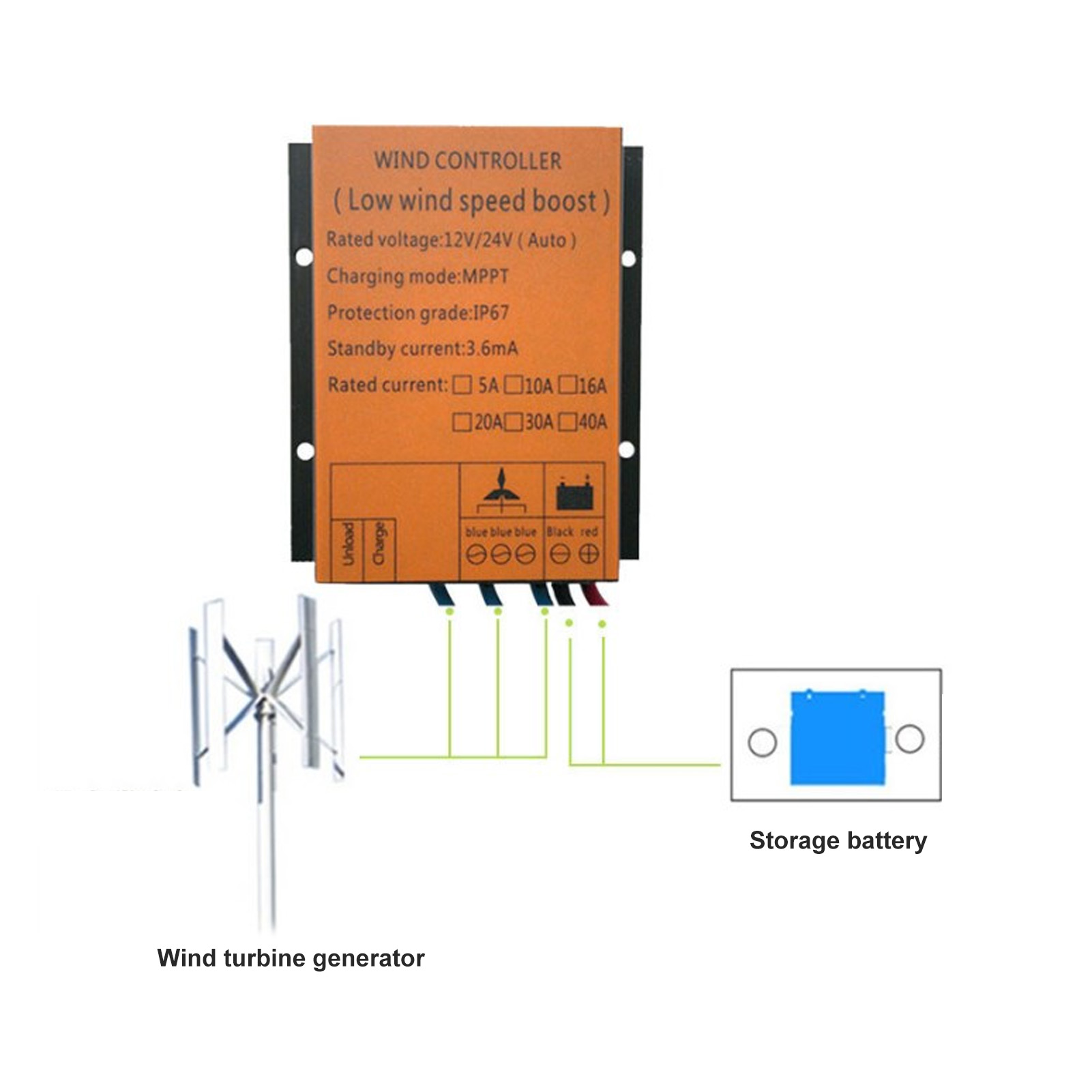Windturbinen-Controller 12V 24 – Wind Turbine 1000W 24V Bewertung und Preis