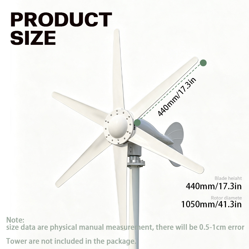 US-Lieferung: EKPAOWE 2000W 12 – Wind Turbine Generator Kit 2000W Bewertung und Preis