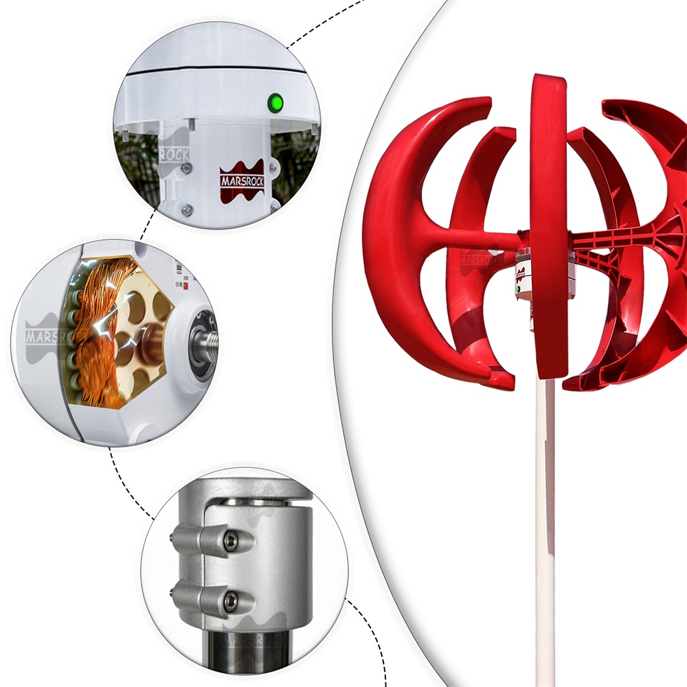 400W Leistungsstarker Vertikal – Wind Turbine 400W 12V Bewertung und Preis