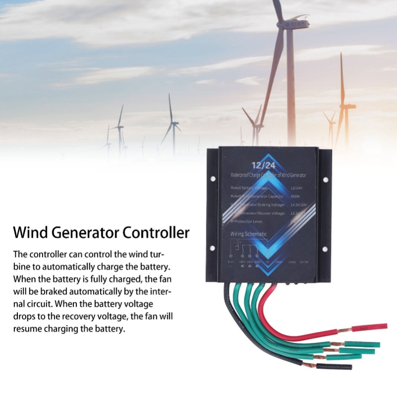 Windgenerator-Controller, Alum – Wind Turbine 400W 12V Bewertung und Preis