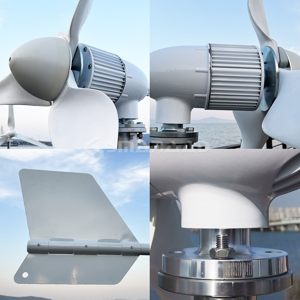 Das polnische Lager liefert ei – Wind Turbine 5000W 48V Bewertung und Preis