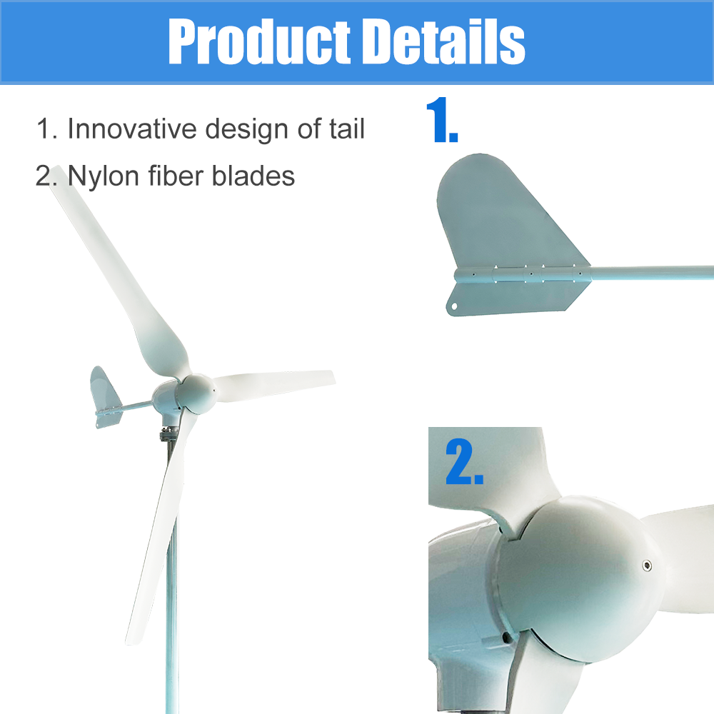 4000w Hoch leistungs windkraft – Wind Turbine 5000W 48V Bewertung und Preis