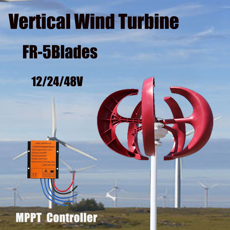 2000W 24/48V Vertikalachsen-Wi – Wind Turbine Generator Kit 2000W Bewertung und Preis