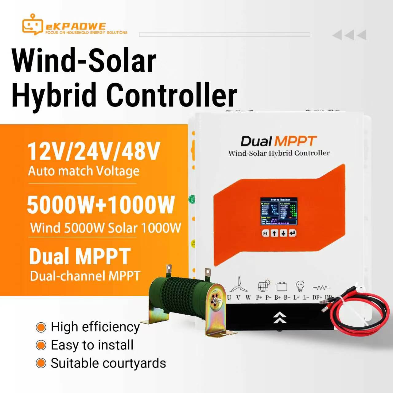 Wind-Solar-Hybrid-Laderegler W – Wind Turbine 1000W 24V Bewertung und Preis