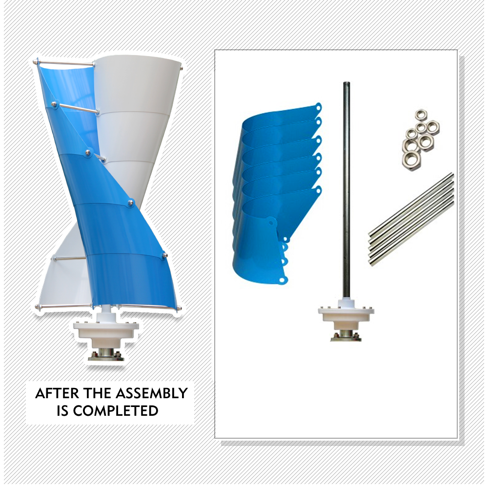 3000 W Windkraftanlage mit ver – Vertical Axis Wind Turbine 3000W Bewertung und Preis