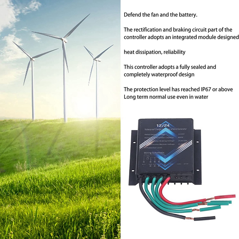 Windturbinen-Laderegler, 400W  – Wind Turbine 400W 12V Bewertung und Preis
