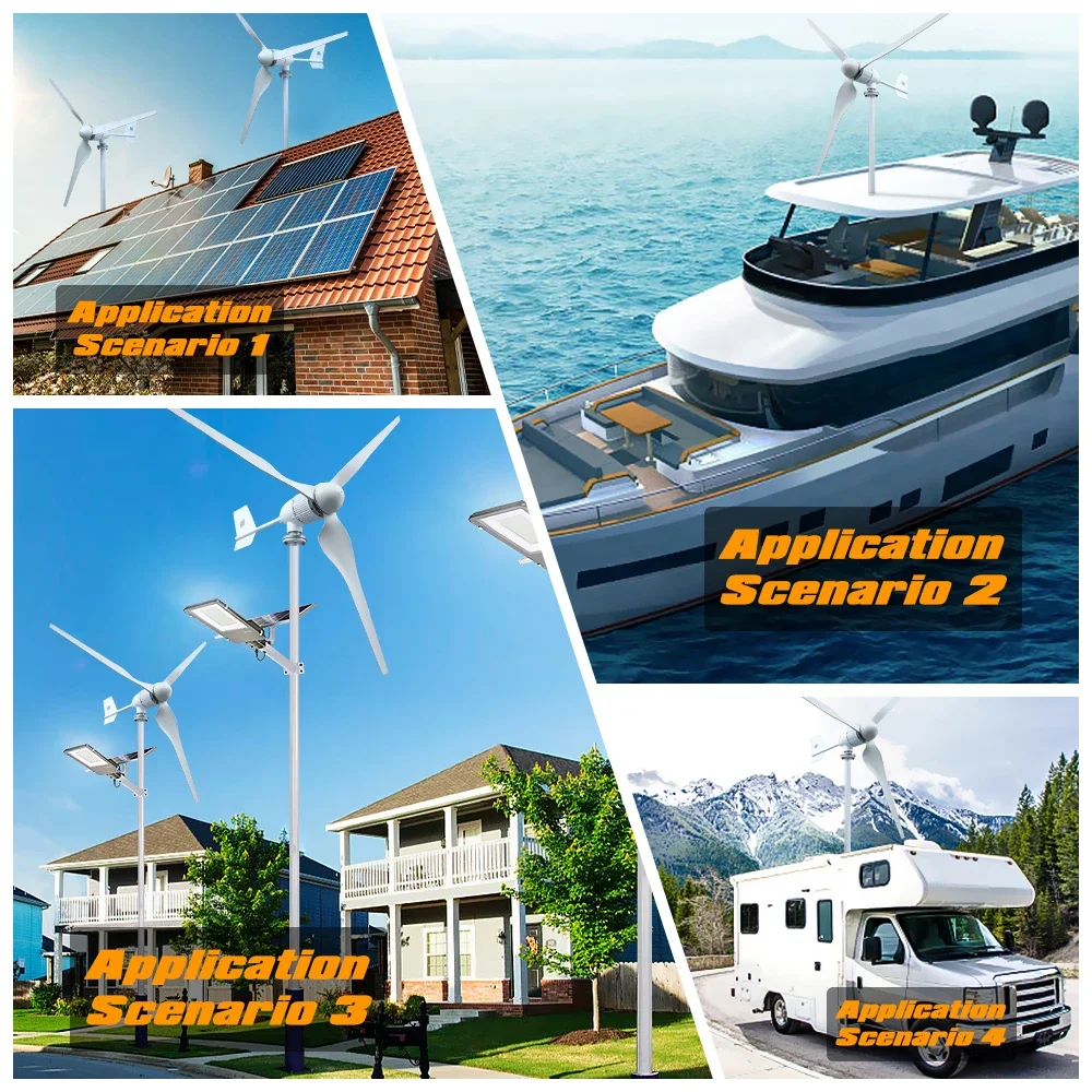 5KW 2KW Horizontalachsen-Windt – Wind Turbine 48V 5Kw Off Grid Bewertung und Preis