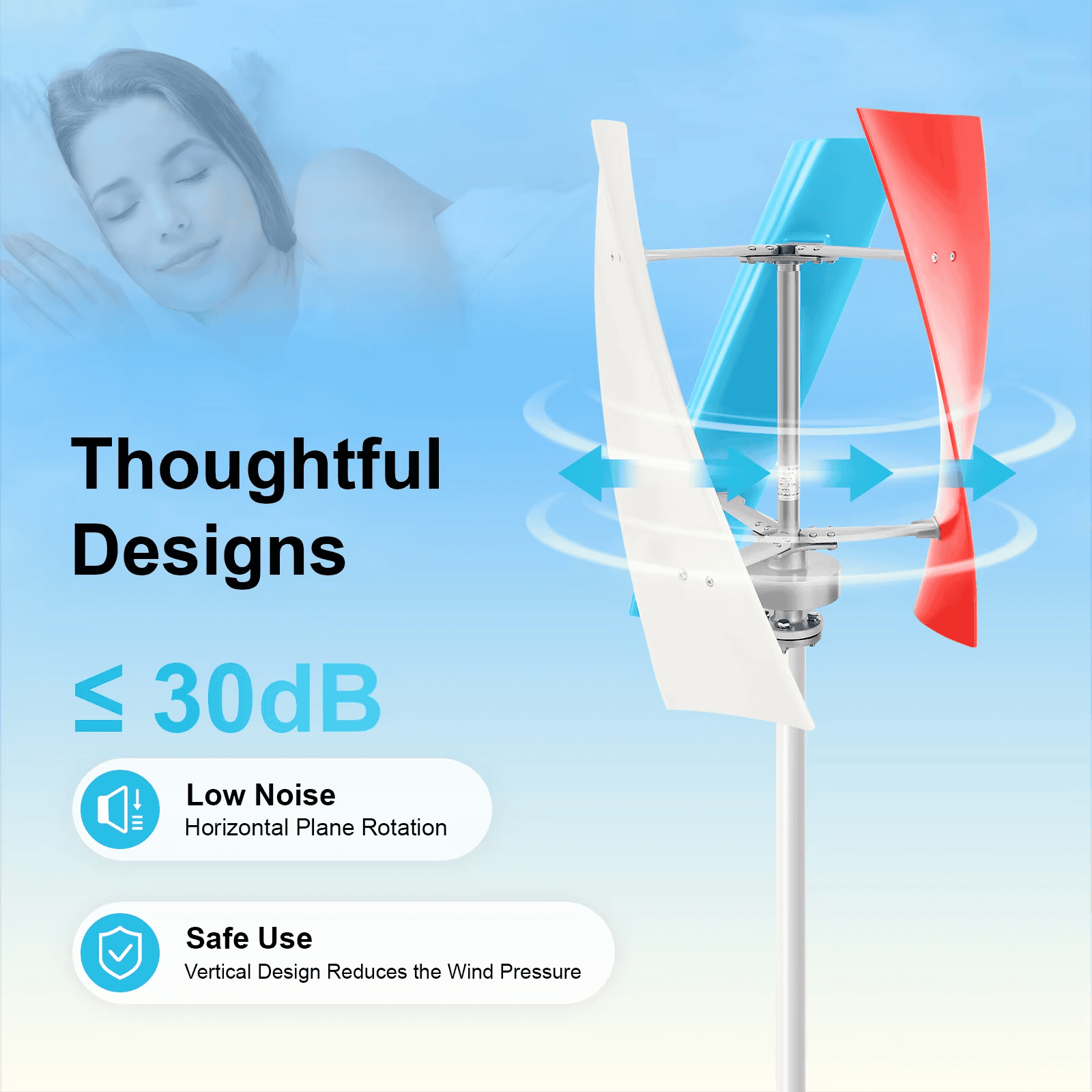 2026 SELL Effizienter 400W 3-B – Wind Turbine 400W 12V Bewertung und Preis