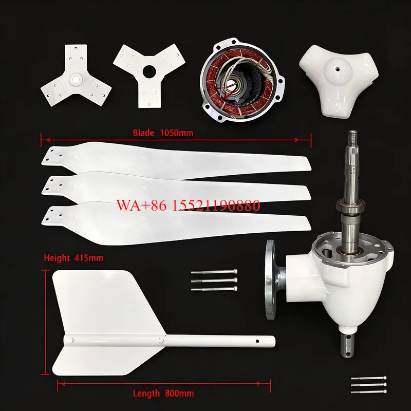 WMWMNU 2000W 3-Blatt-Horizonta – Wind Turbine Generator Kit 2000W Bewertung und Preis