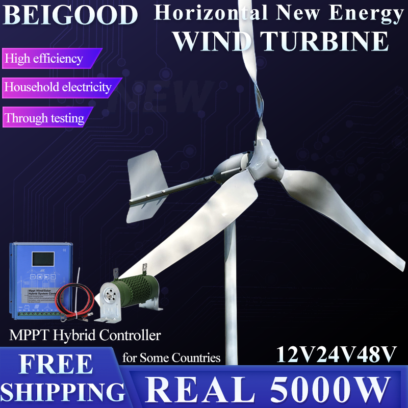 10000 W horizontaler Achsen-Wi – Wind Generator Permanent Magnet 3 Phase Bewertung und Preis