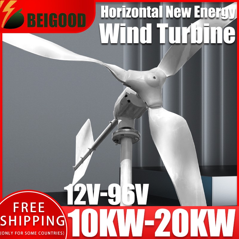 10000 W horizontaler Achsen-Wi – Wind Generator Permanent Magnet 3 Phase Bewertung und Preis