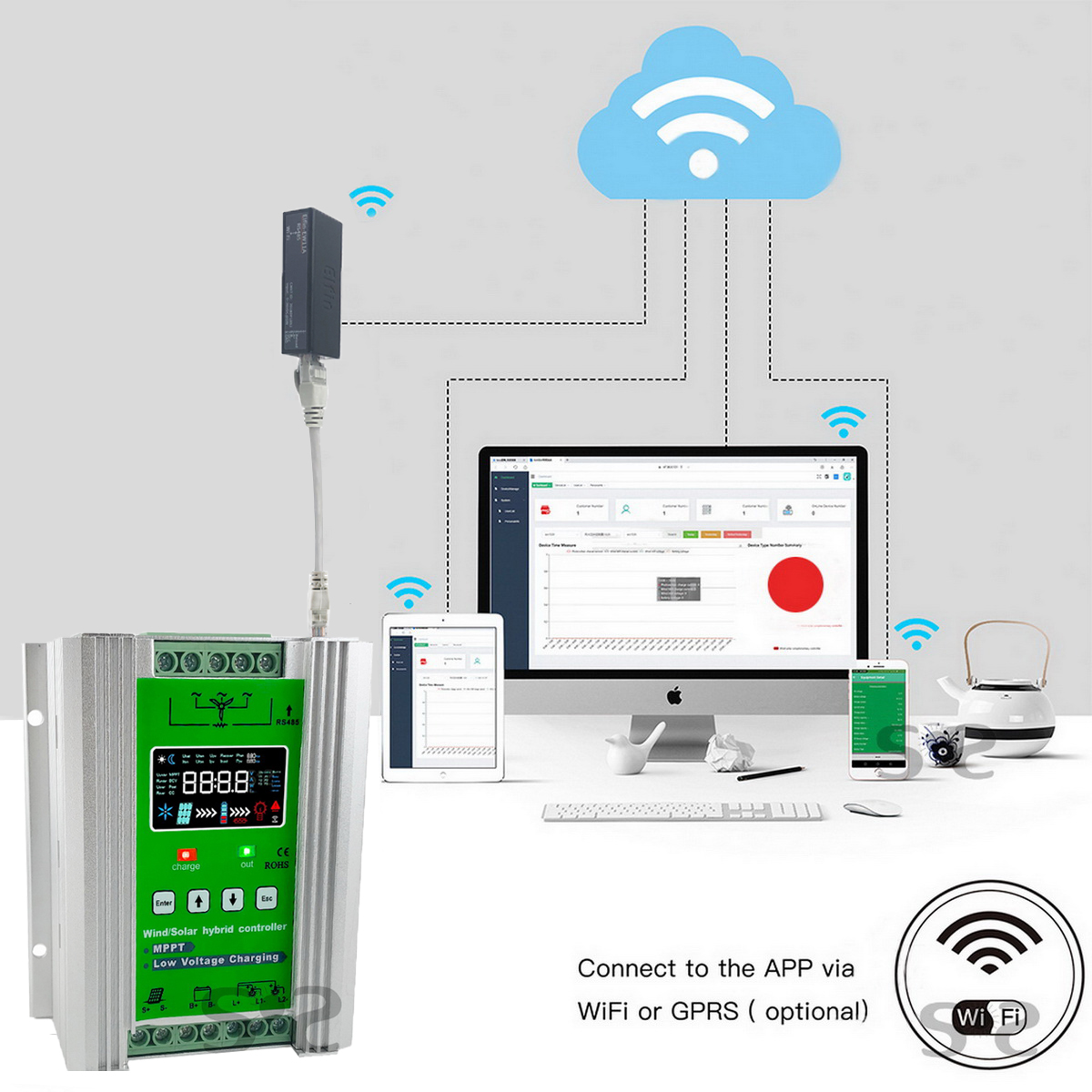12V 24V 48V 5000W WLAN Wind-So – Wind Turbine Charge Controller Mppt 12V 24V Bewertung und Preis