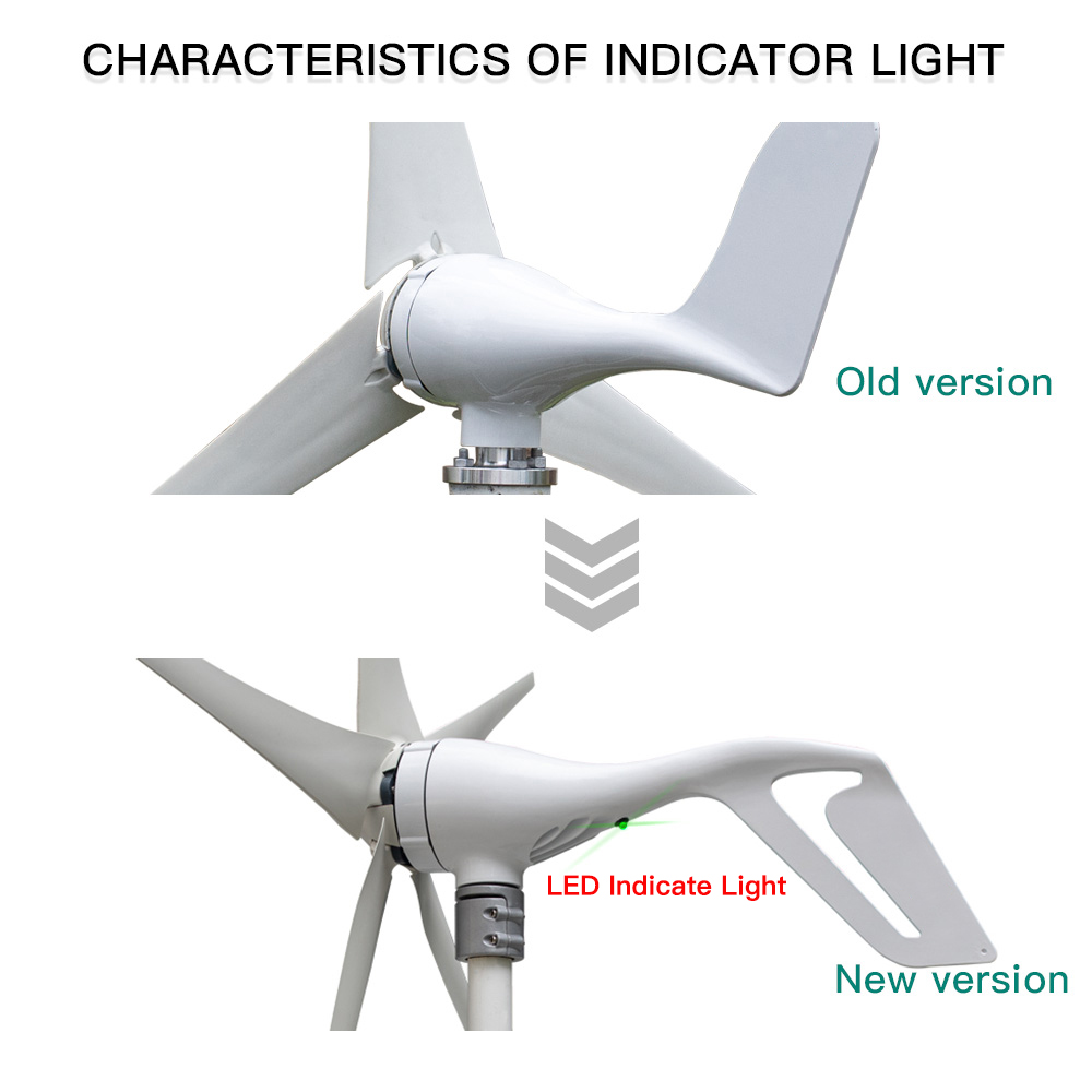 Hohe Qualität AC 12V 24V 400W  – Wind Turbine 400W 12V Bewertung und Preis