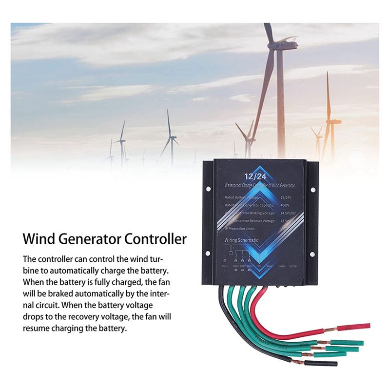 A55F-400W 12V 24V Mini-Windtur – Wind Turbine 400W 12V Bewertung und Preis